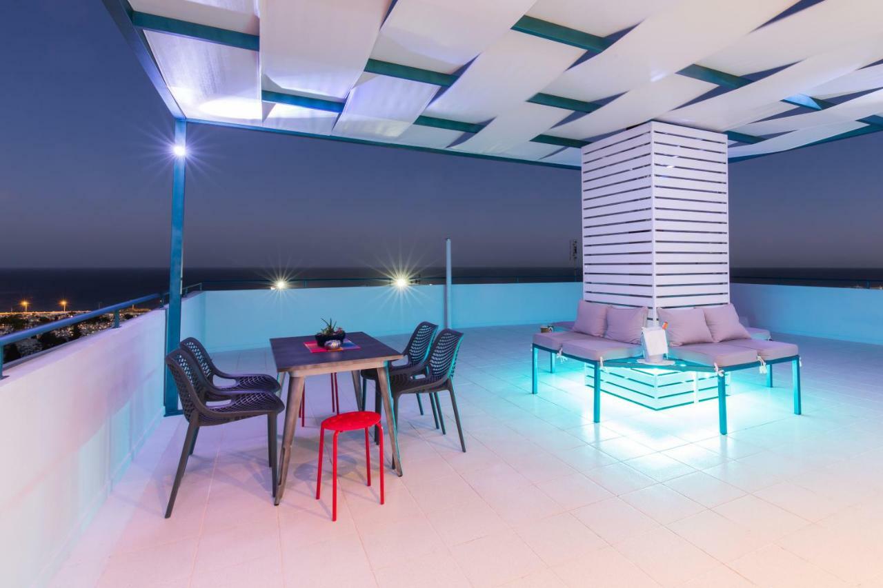 Groovy & Cozy Apt With Private Seaview Rooftop Terrace Rhodes City ภายนอก รูปภาพ